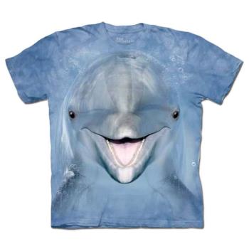 【摩達客】美國進口The Mountain 自然純棉系列 海豚臉 T恤
