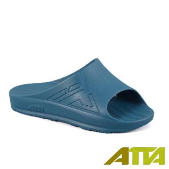 【ATTA】激厚減震★40厚均壓散步拖鞋-太平洋藍