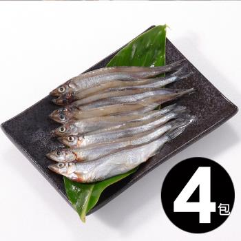 【華得水產】黃金柳葉魚4包組(300g/包)