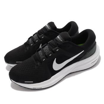 Nike 慢跑鞋 Zoom Vomero 16 運動 男鞋 氣墊 透氣網布 舒適 避震 路跑 健身 黑 白 DA7245-001 [ACS 跨運動]