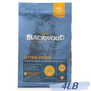 BLACKWOOD 柏萊富 特調幼貓成長配方(雞肉+糙米)4lb - BL88104_(貓飼料) 