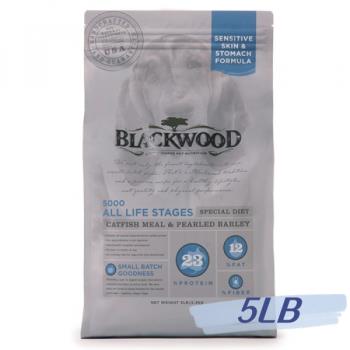 BLACKWOOD 柏萊富 功能性全齡 滋補養生配方(鯰魚+珍珠麥)5lb - BL55005_(狗飼料) 