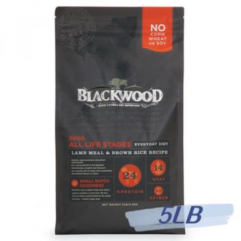 BLACKWOOD 柏萊富 特調全齡犬配方(羊肉+糙米+雞肉)5lb - BL04005_(狗飼料) 效期：20250228