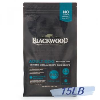 BLACKWOOD 柏萊富 特調成犬活力配方(雞肉+糙米)15lb - BL02015_(狗飼料) 