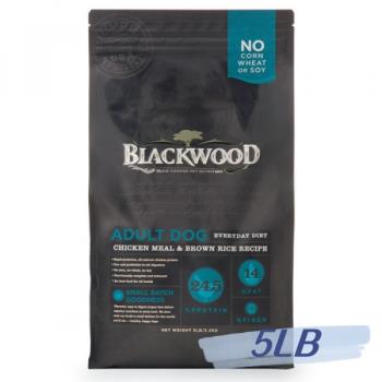 BLACKWOOD 柏萊富 特調成犬活力配方(雞肉+糙米)5lb - BL02005_(狗飼料) 效期：20250226