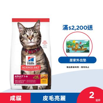 Hills 希爾思 寵物食品 成貓 雞肉 2公斤 (飼料 貓飼料)