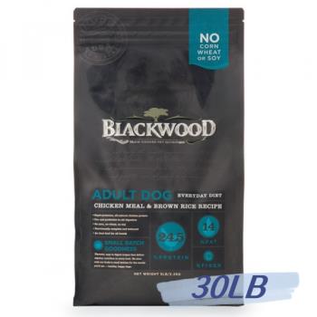 BLACKWOOD 柏萊富 特調成犬活力配方(雞肉+糙米)30lb - BL02030_(狗飼料)