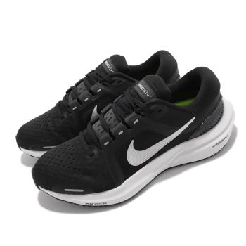 Nike 慢跑鞋 Zoom Vomero 16 運動 女鞋 氣墊 避震 輕量 透氣網布 路跑 健身 黑 白 DA7698-001 [ACS 跨運動]