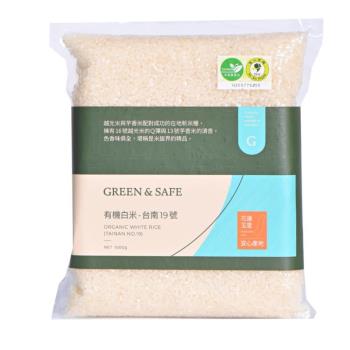 永豐餘生技GREEN&SAFE-有機白米(1000g) (台南19號)