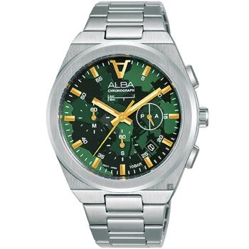 ALBA 雅柏 東京印象計時手錶-41mm(AT3H51X1/VD53-X380G)