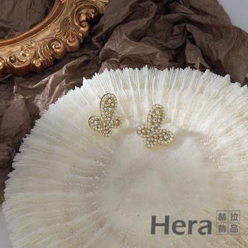 【Hera 赫拉】理智派生活同款珍珠蝴蝶耳環 H11008137