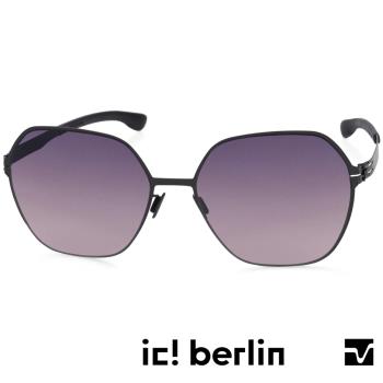 【ic!berlin】太陽眼鏡 時尚六角形款 黑(#Jacy C.)