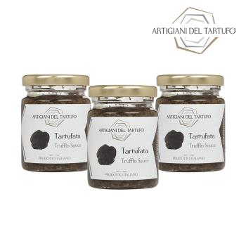 【Artigiani del Tartufo】義大利職人-黑松露菌菇醬 90gx3(Truffle Sauce)