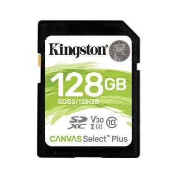 Kingston 金士頓 128GB SDXC UHS-I U3 C10 V30 記憶卡 SDS2/128GB