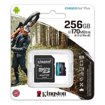 Kingston 金士頓 256GB microSDXC UHS-I U3 V30 A2 記憶卡 SDCG3/256GB