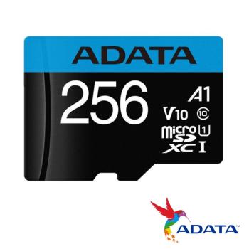 ADATA 威剛 256GB 100MB/s microSDXC UHS-I U1 A1 V10 記憶卡