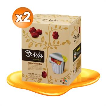 【韓味不二】2盒組-花泉蜂蜜紅棗茶球30g*15入-韓國進口