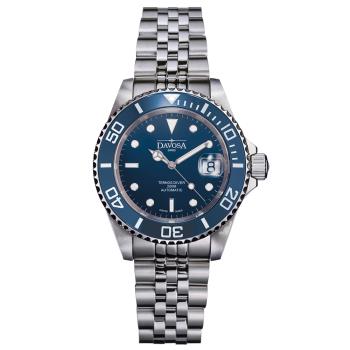 DAVOSA 161.555.04 New Ternos Ceramic 200米水鬼系列陶瓷框潛水腕錶-湛藍水鬼/40mm
