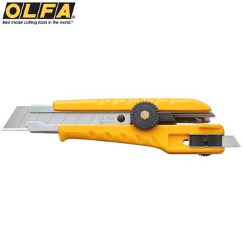 日本OLFA大型美工刀L-3(雙向切割功能;手輪鎖定;18mm替刃;日本品番54B)切割刀筆刀