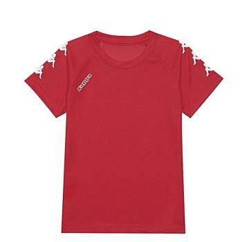 KAPPA義大利 舒適時尚中性圓領T恤 紅 3118KBWD18