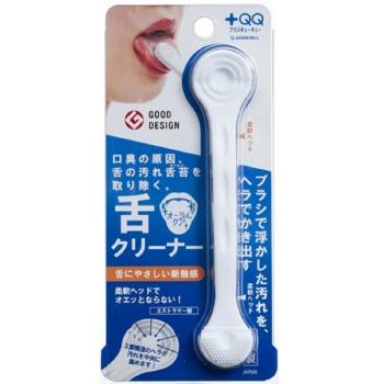 日本綠鐘+QQ安全刮舌苔棒-雙包裝(QQ-D83)