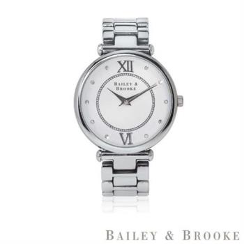 【Bailey & Brooke】愛爾蘭精品 頂級水晶鑽手錶(116481)