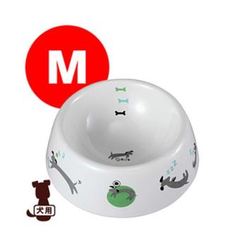 日本 Marukan 犬用刻度瓷碗(M) DP-813