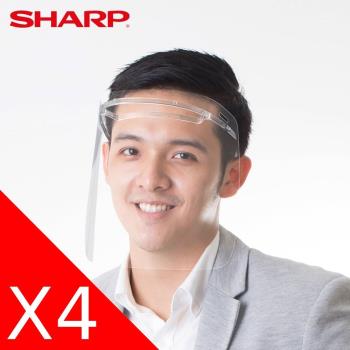 SHARP 夏普 奈米蛾眼科技防護面罩 4入