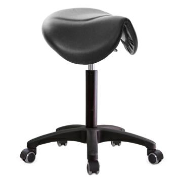 GXG 立體泡棉 小馬鞍 工作椅 塑膠腳/防刮輪 TW-81T7 EX