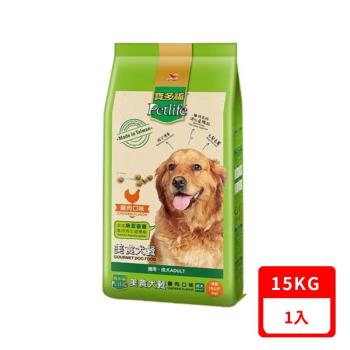 寶多福Petlife-美食犬餐成犬專用雞肉口味 15kg (腸道守護配方)(F7620)