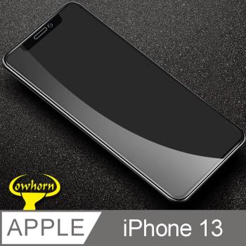 iPhone 13 2.5D曲面滿版 9H防爆鋼化玻璃保護貼 黑色