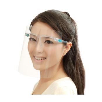 多功能防霧防飛沫透明眼鏡款防護面罩20個入(餐飲業防油濺面罩 )