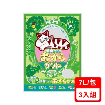 日本Super cat韋民超級貓環保豆腐除臭貓砂 7L (3包入)