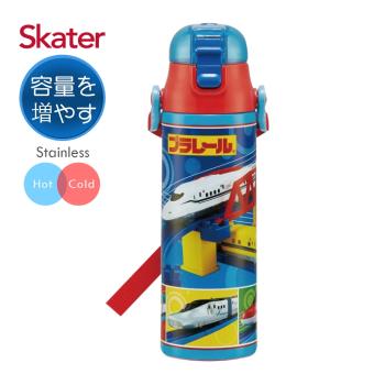Skater不鏽鋼(580ml)保溫水壺-鐵道王國