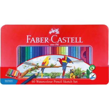 德國Faber-Castell紅盒水性色鉛筆(60色)