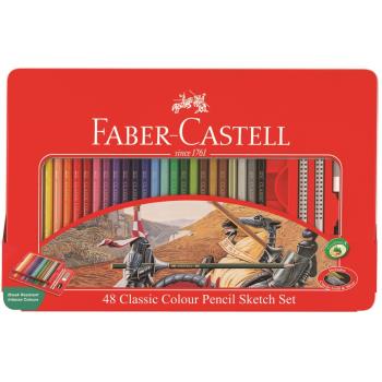 德國Faber-Castell油性色鉛筆(48色)