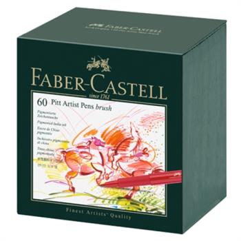 德國Faber-Castell PITT防水60色藝術筆(Brush)
