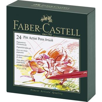 德國Faber-Castell PITT防水24色藝術筆(Brush)