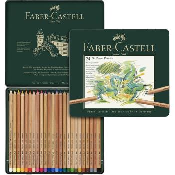 德國Faber-Castell專家級24色粉彩筆