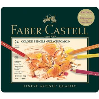德國Faber-Castell藝術家頂級油性色鉛筆(24色)