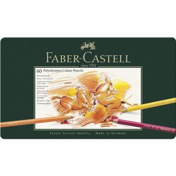 德國Faber-Castell藝術家頂級油性色鉛筆(60色)