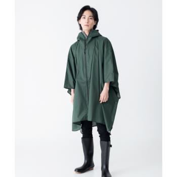 日本KIU 64071 風雨彩虹 空氣感雨衣/親子雨披/防水斗篷 騎車露營必備 附收納袋(男女適用)