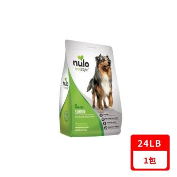 NULO紐樂芙-無榖高肉量高齡犬-黃金鱒魚+鹽酸鹽葡萄糖胺 24lb (10.9kg) (HNL-FSD46)