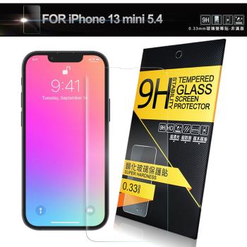 NISDA for iPhone 13 mini 5.4 鋼化9H玻璃保護貼-非滿版