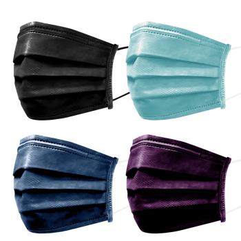 【舒適久】成人用 未滅菌 醫療口罩50入/盒  丹寧藍(每盒附口罩帶1個)