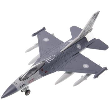 合金車玩具F-16戰鬥機聲光迴力車玩具汽車模型聲光玩具車 FC2116【卡通小物】
