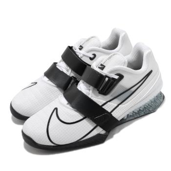 Nike 訓練鞋 Romaleos 4 運動 男鞋 支撐 穩定 重量訓練 健身房 球鞋 白 黑 CD3463101 [ACS 跨運動]