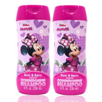 Disney Minnie卡通雙效洗髮精236ml/8oz x2瓶