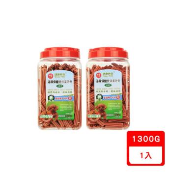 健康時刻-Chewy Time 泌尿保健雙效潔牙骨 桶裝 1300g (下標數量2+贈神仙磚)