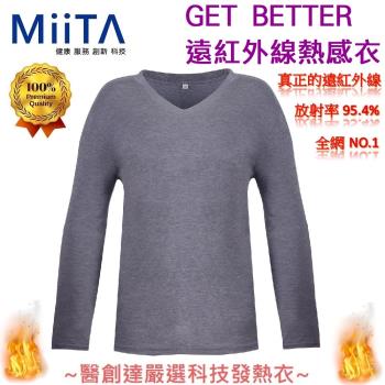 ★快速出貨★【醫創達MIITA】GET BETTER 遠紅外線熱感衣 (男女同款/機能衣/發熱衣/台灣製造)